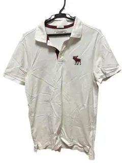 Abercrombie & Fitch ホワイトポロシャツ M