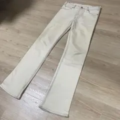 スキニーデニム クリームカラー