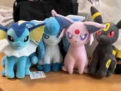 ポケモン ぬいぐるみ　4点セット エーフィ ブラッキー シャワーズ　グレイシア