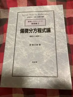 偏微分方程式論 : 基礎から展開へ