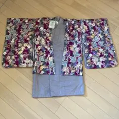 こっそりお値下げ、花うさぎ 男の子着物 カブトムシ柄