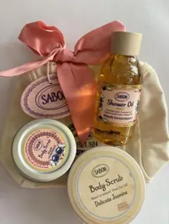 SABON ボディスクラブ & シャワーオイル セット
