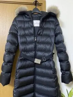 MONCLER モンクレール TINUVIEL ファー付きロングダウンコート