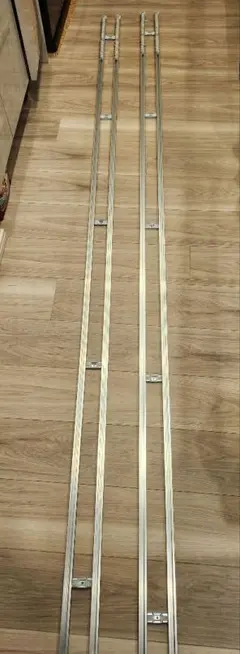 アルミ製ダブルトラックカーテンレール