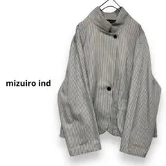 定価¥22,000 mizuiro ind ヒッコリーシャツジャケット