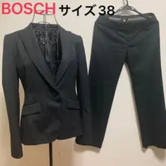 美品 ボッシュBOSCH パンツジャケット セットアップスーツ サイズ38 黒