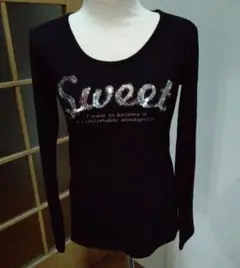 INGNI 黒長袖Tシャツ M位