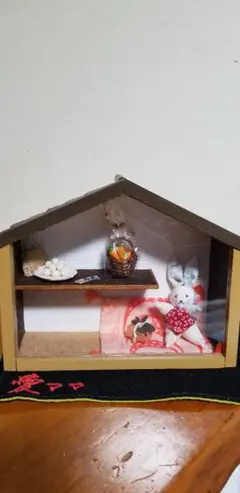 ミニチュアハウス うさちゃんのお家 手作り