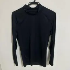 Under Armour 黒 長袖 ハイネック コンプレッション メンズ XL