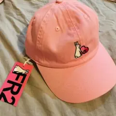 FR2梅 淡いピンクのフライトキャップ FR2梅 淡いピンクのフライトキャップ FR2 梅 キャップ - メルカリ