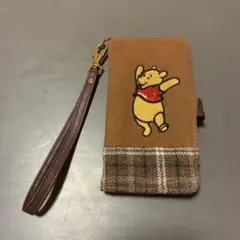 iPhoneケース 手帳型 くまのプーさん iPhone7.8.SE