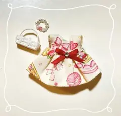 シルバニア❤︎洋服セット❤︎スイーツ柄　リボン