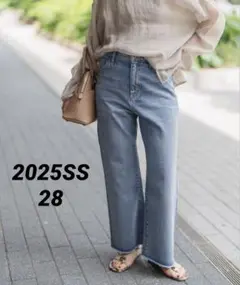 Spick and Span☆5 1/2 CROPPED DENIM28タグあり