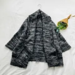 MAXu0026Co. モヘヤウールショールカーディガン