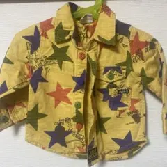 JUNK STORE 星柄長袖シャツ サイズ80