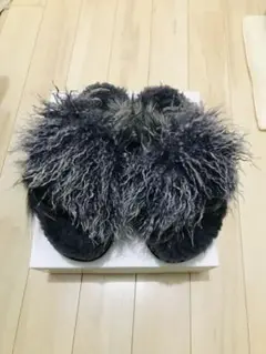 sacai 22A/W ファーサンダル 37