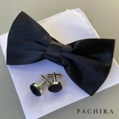 蝶ネクタイ　黒　メンズ　結婚式用　新郎　フォーマルセット