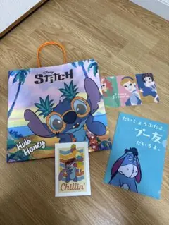 「阪急梅田本店限定」スティッチハピネス　イーヨ　クリアファイル　非売品