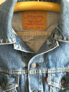 LEVI'S 90s 71557 デニムジャケット 日本製 40 濃紺 美品 90's LEVIS 71557 日本製 リーバイス デニムジャケット