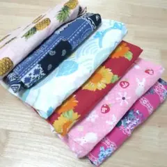 キッズ♥子供浴衣甚平♥6枚セット♥着用可能リメイク素材♥グローバルワーク入り♥