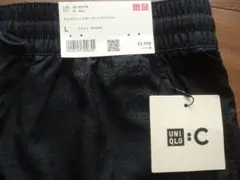 【完売品】ユニクロC ワイドフィットカーゴハーフパンツ ネイビー L