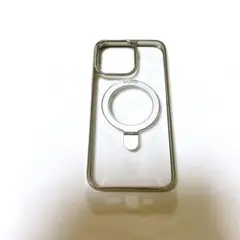 iPhone 15 Pro Max リング　ケース　MagSafe シルバー