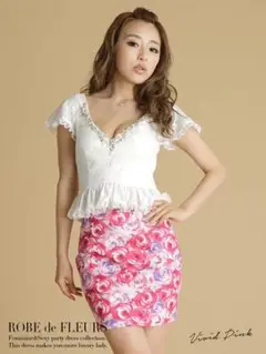 ROBE de FLEURS ローブドフルール セットアップ キャバドレス