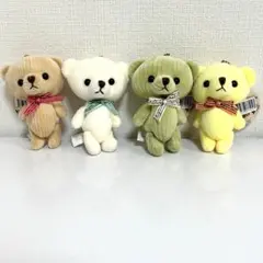 こぐまのコーデとロイ マスコットBC ぬいぐるみ ボールチェーン リボン くま