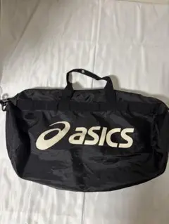 アシックス　ボストンバッグ ドラムバッグ　ブラック ナイロン