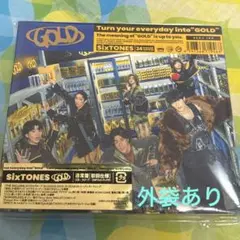 SixTONES GOLD 通常盤　初回仕様 スリーブケース ブックレット付