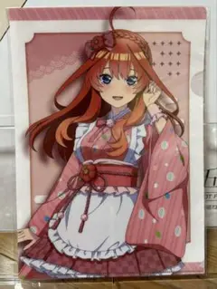 ⭐️五等分の花嫁　TSUTAYA 和菓子メイド　クリアファイル　中野五月⭐️