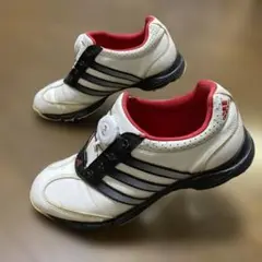 【adidas BOA】アディダス　ゴルフシューズ　白　23.0cm レディース