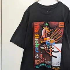 【バンドT】The Strokes ストロークス 半袖Tシャツ 2021 抽象画
