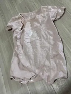Lee ピンクロンパース ポケット付き