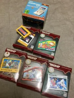 ゲームボーイアドバンスSP　ファミコンカラー　本体箱のみ　ソフト箱のみセット