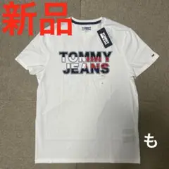 新品未使用タグ付きTOMMY JEANS トミージーンズ　白Tシャツ　男女