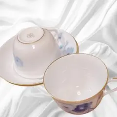 大倉陶器 ブルーコスモス コーヒーカップ&ソーサー 碗皿
