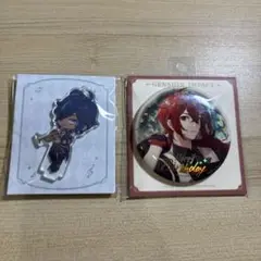 原神　ガイヤ　ディルック　アクスタ　缶バッジ