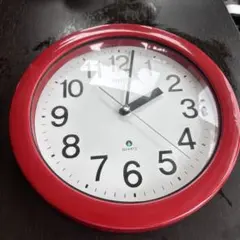 CITIZEN 赤いクォーツ時計　レトロポップ