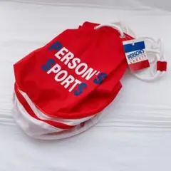 PERSON'S SPORTS 赤 プールバッグ