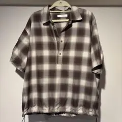 jieda プルオーバー　チェック　シャツ サイズ2