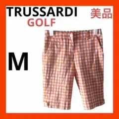 (美品) TRUSSARDI GOLF トラサルディ ゴルフショートパンツ M