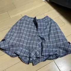 ネイビー系 チェック柄 ボトムス
