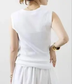新品【Deuxieme Classe】dignity sleeveless 白