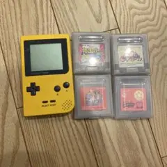 【美品】ゲームボーイ本体　イエロー　ソフト4本