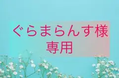ぐらまらんす様　専用