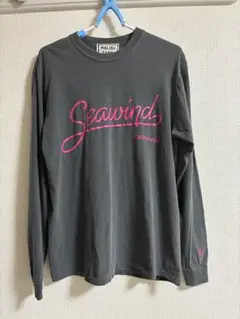 SeaWind ロングTシャツ ブラック