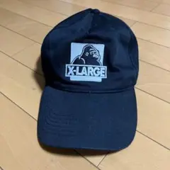 X-LARGE ブラック キャップ ワンサイズ