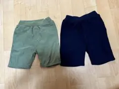 90サイズ ハーフパンツ 2枚セット