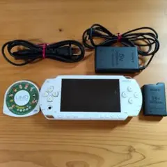 ジャンク品 SONY PSP 1000 本体 充電器、バッテリー、ソフト付き